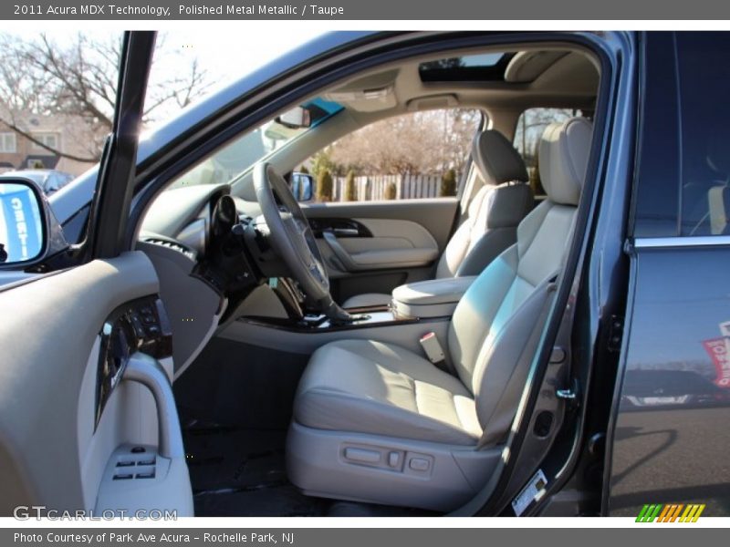 Polished Metal Metallic / Taupe 2011 Acura MDX Technology