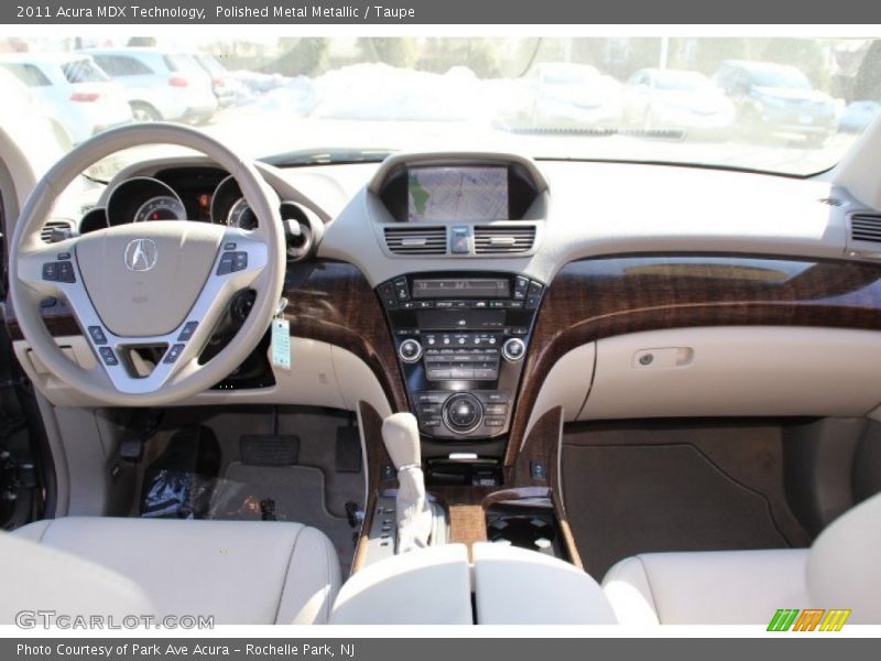 Polished Metal Metallic / Taupe 2011 Acura MDX Technology