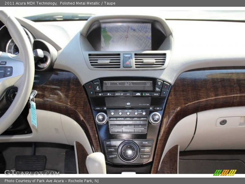Polished Metal Metallic / Taupe 2011 Acura MDX Technology