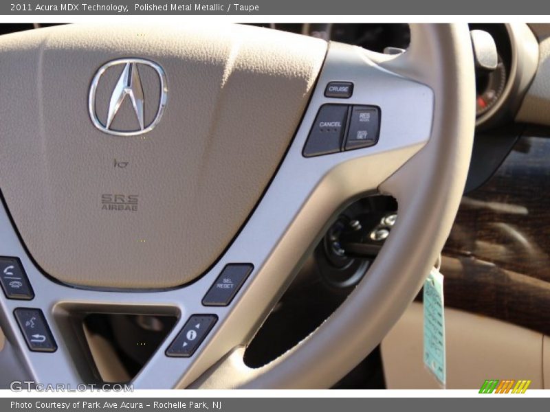 Polished Metal Metallic / Taupe 2011 Acura MDX Technology