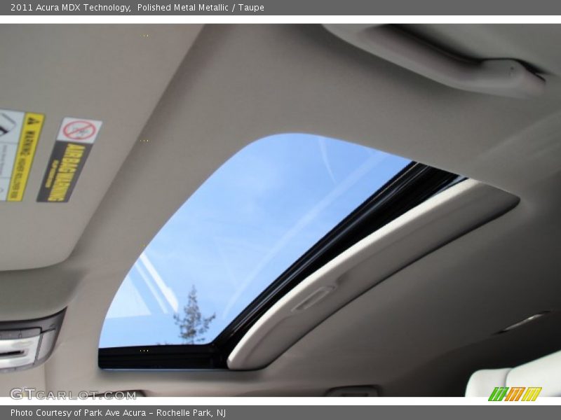 Polished Metal Metallic / Taupe 2011 Acura MDX Technology