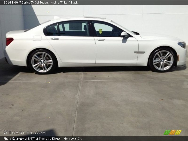 Alpine White / Black 2014 BMW 7 Series 740Li Sedan