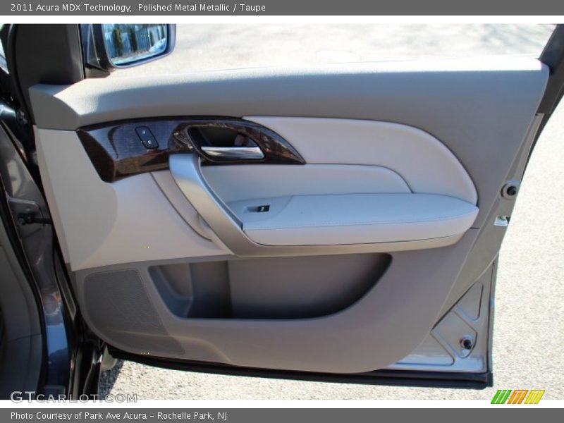 Polished Metal Metallic / Taupe 2011 Acura MDX Technology