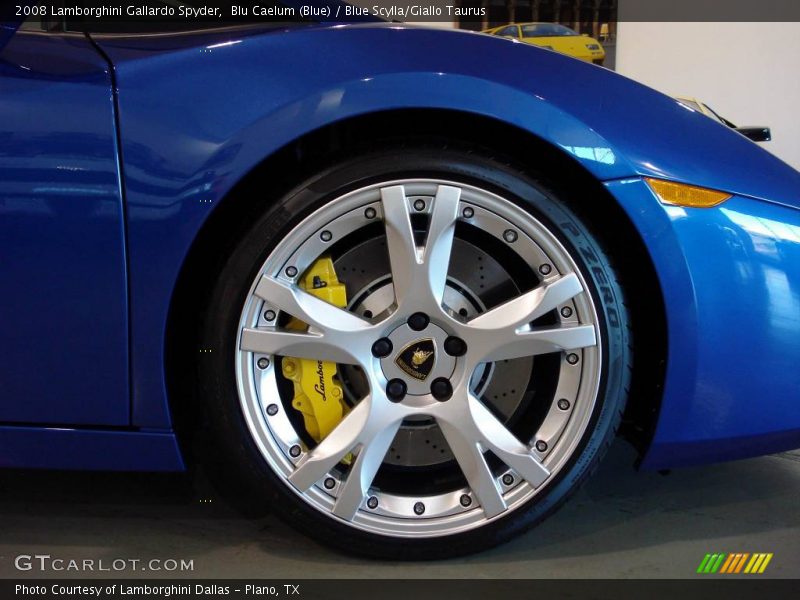 Blu Caelum (Blue) / Blue Scylla/Giallo Taurus 2008 Lamborghini Gallardo Spyder