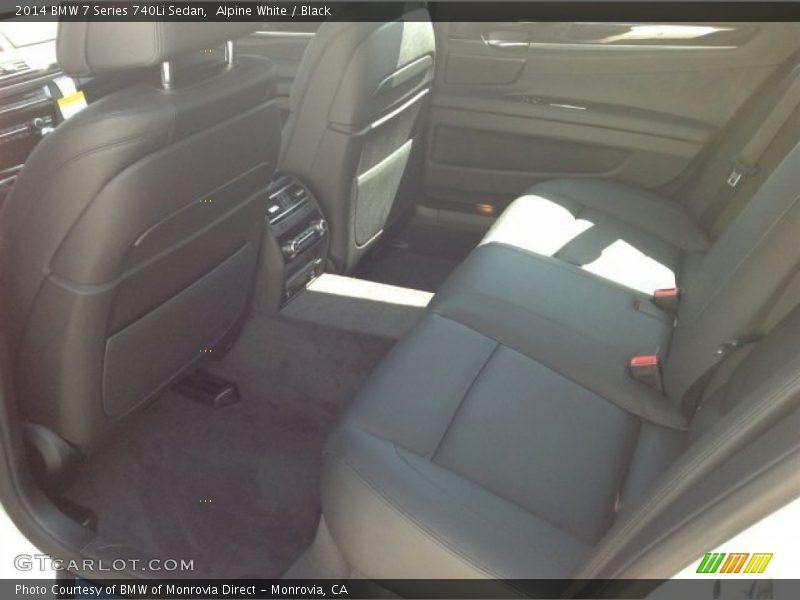Alpine White / Black 2014 BMW 7 Series 740Li Sedan