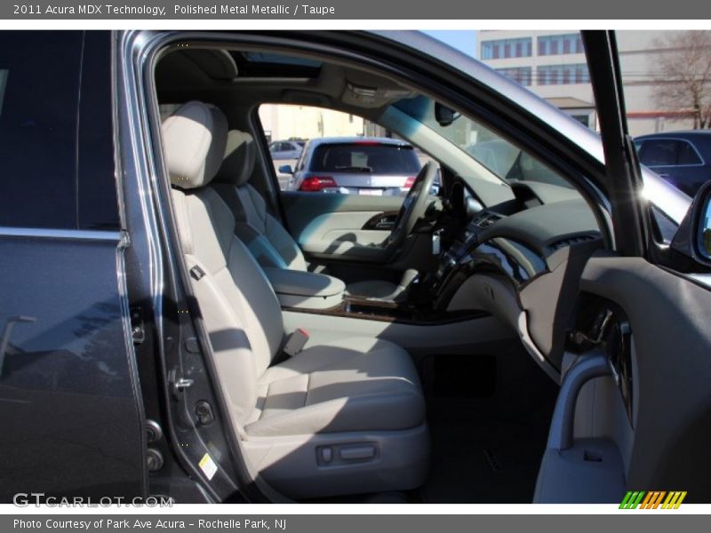 Polished Metal Metallic / Taupe 2011 Acura MDX Technology