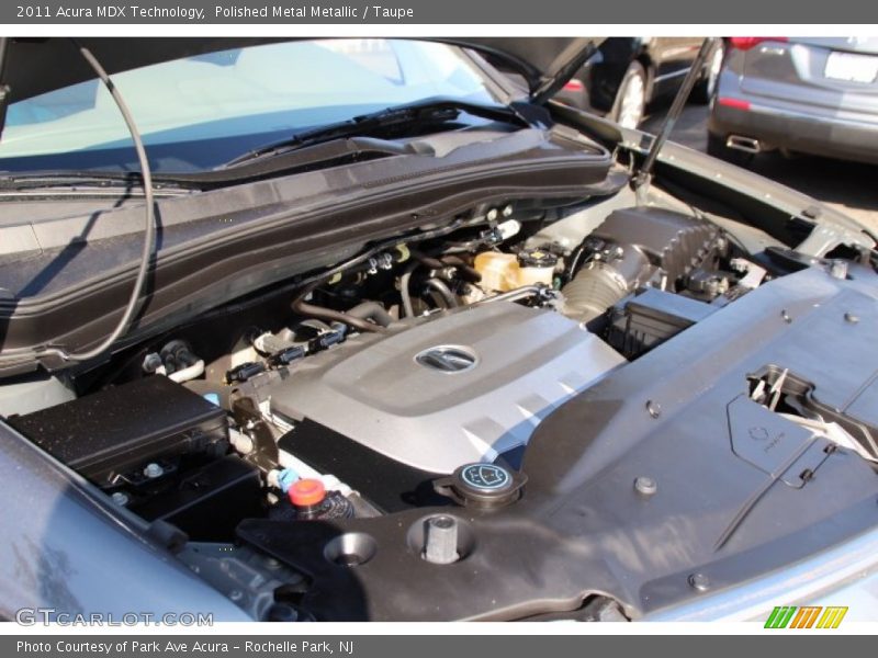 Polished Metal Metallic / Taupe 2011 Acura MDX Technology