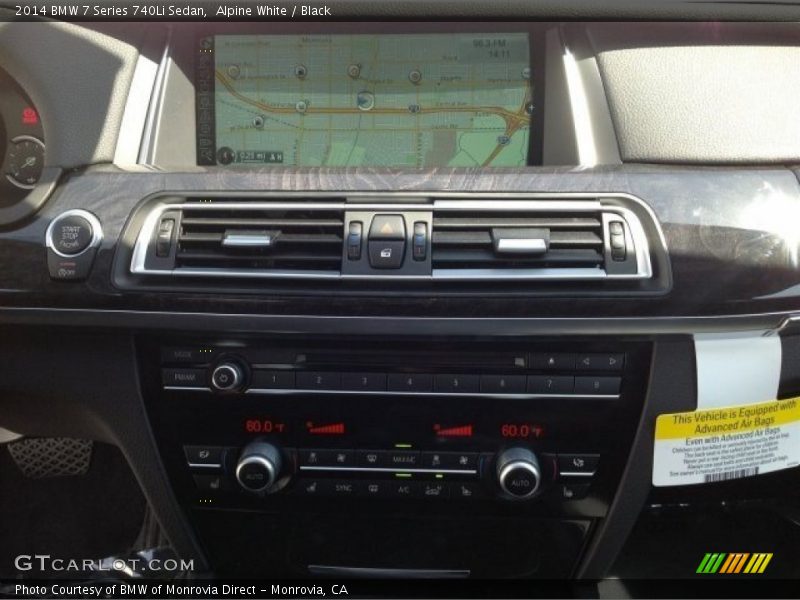 Alpine White / Black 2014 BMW 7 Series 740Li Sedan