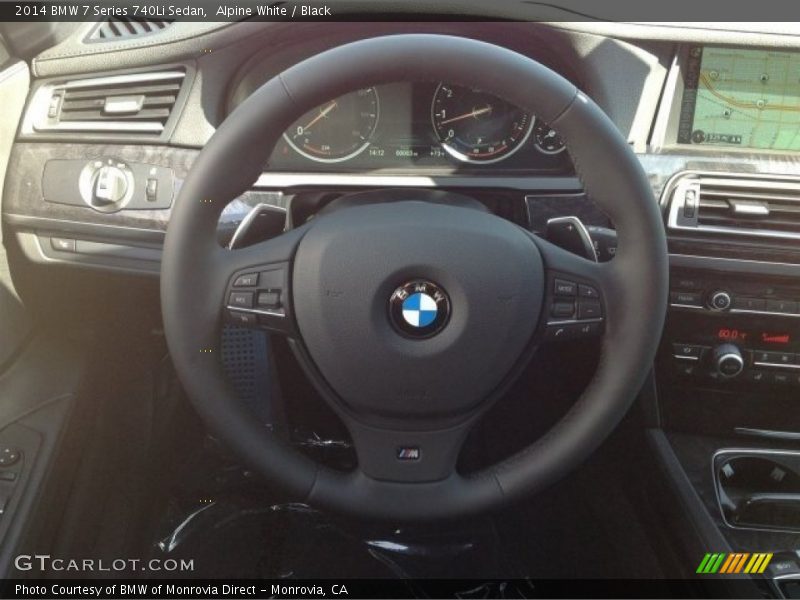 Alpine White / Black 2014 BMW 7 Series 740Li Sedan