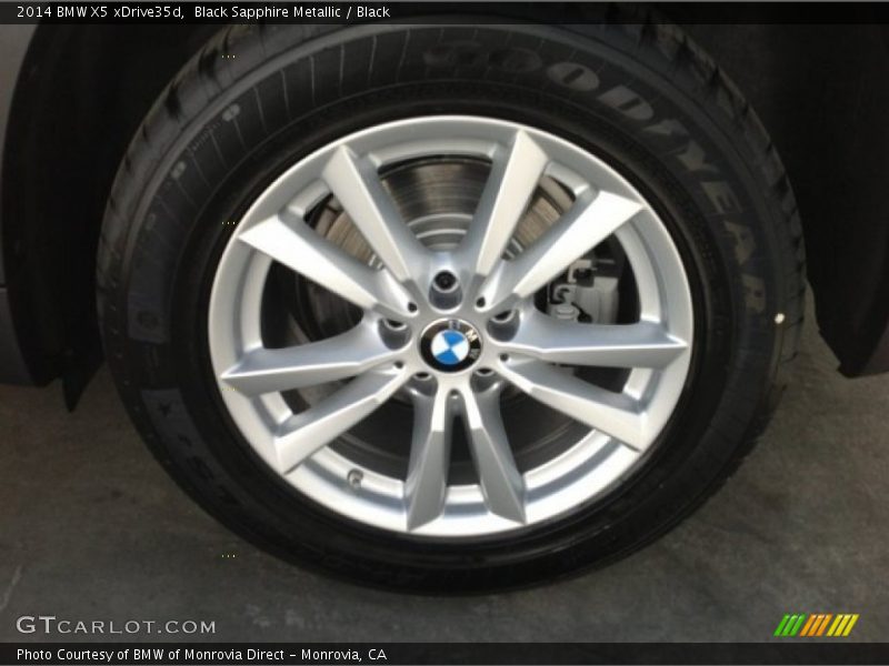 Black Sapphire Metallic / Black 2014 BMW X5 xDrive35d