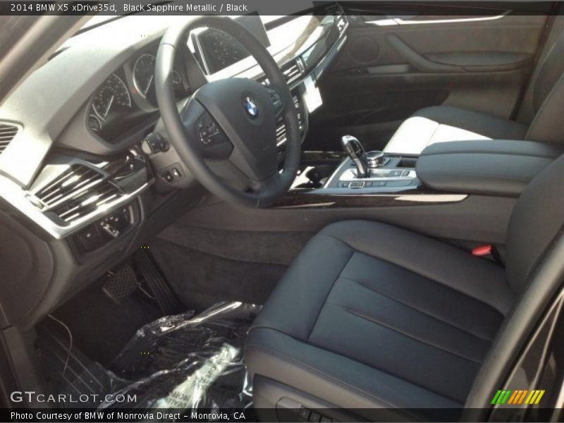 Black Sapphire Metallic / Black 2014 BMW X5 xDrive35d