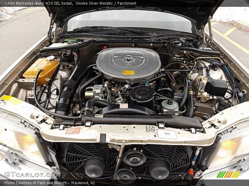  1990 420 SEL Sedan Engine - 4.2 Liter SOHC 16-Valve V8
