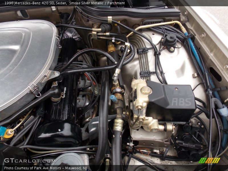  1990 420 SEL Sedan Engine - 4.2 Liter SOHC 16-Valve V8