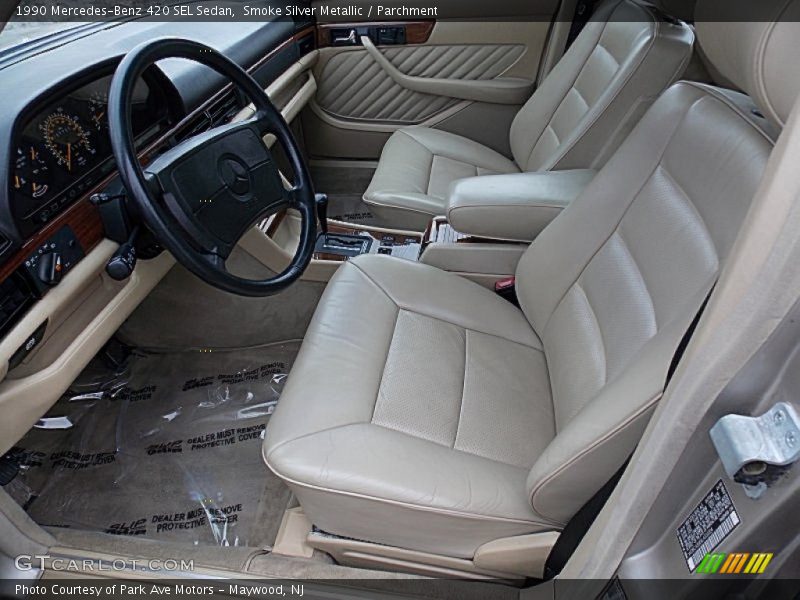  1990 420 SEL Sedan Parchment Interior