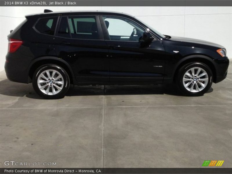 Jet Black / Black 2014 BMW X3 xDrive28i
