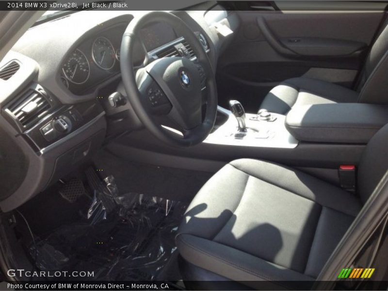 Jet Black / Black 2014 BMW X3 xDrive28i