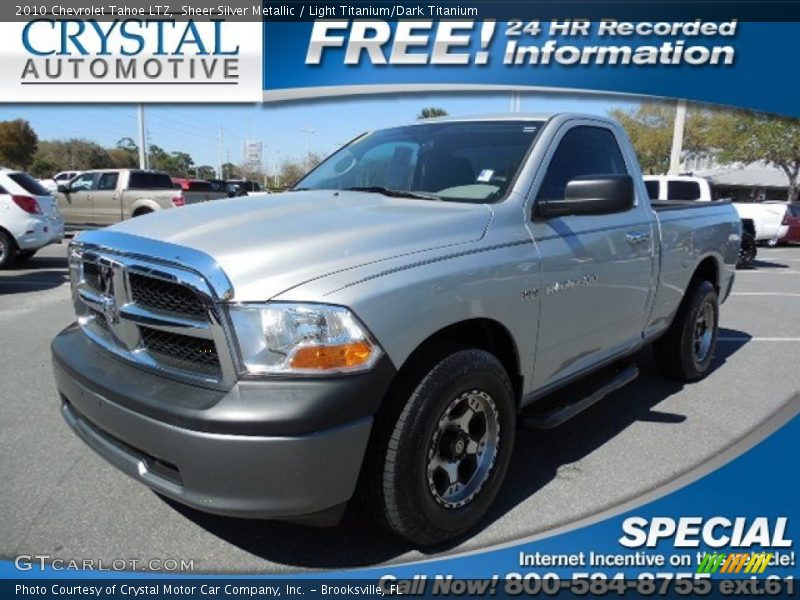 Sheer Silver Metallic / Light Titanium/Dark Titanium 2010 Chevrolet Tahoe LTZ