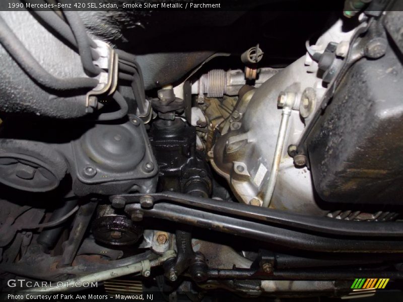 Undercarriage of 1990 420 SEL Sedan