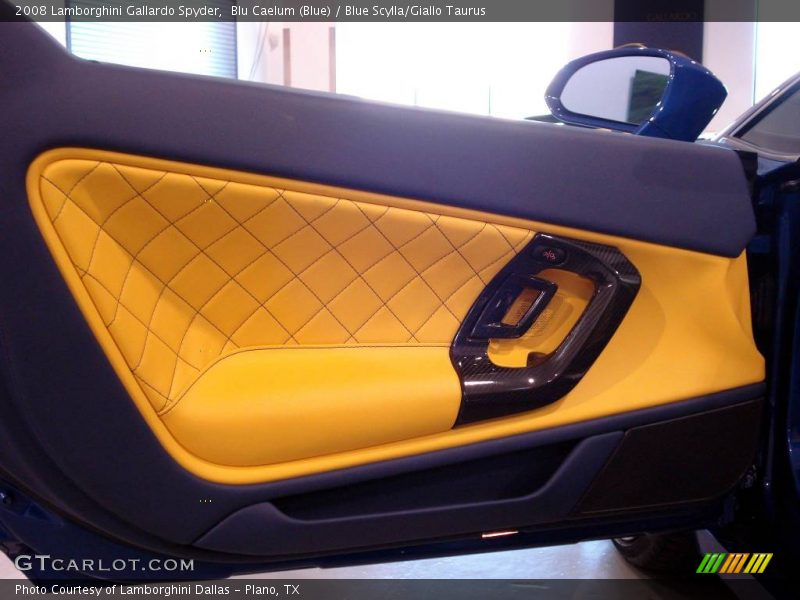Blu Caelum (Blue) / Blue Scylla/Giallo Taurus 2008 Lamborghini Gallardo Spyder