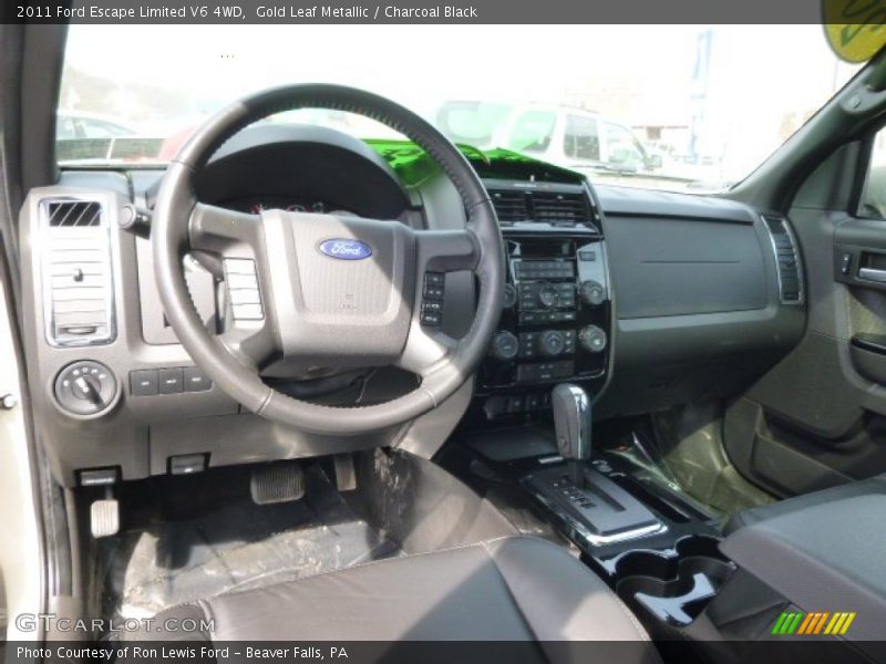 Gold Leaf Metallic / Charcoal Black 2011 Ford Escape Limited V6 4WD