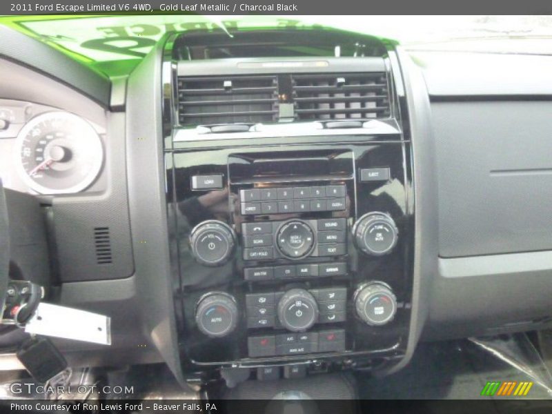 Gold Leaf Metallic / Charcoal Black 2011 Ford Escape Limited V6 4WD