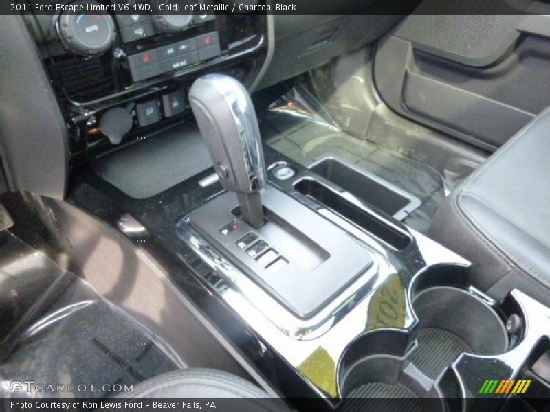 Gold Leaf Metallic / Charcoal Black 2011 Ford Escape Limited V6 4WD