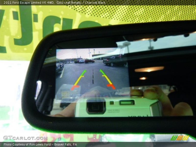 Gold Leaf Metallic / Charcoal Black 2011 Ford Escape Limited V6 4WD