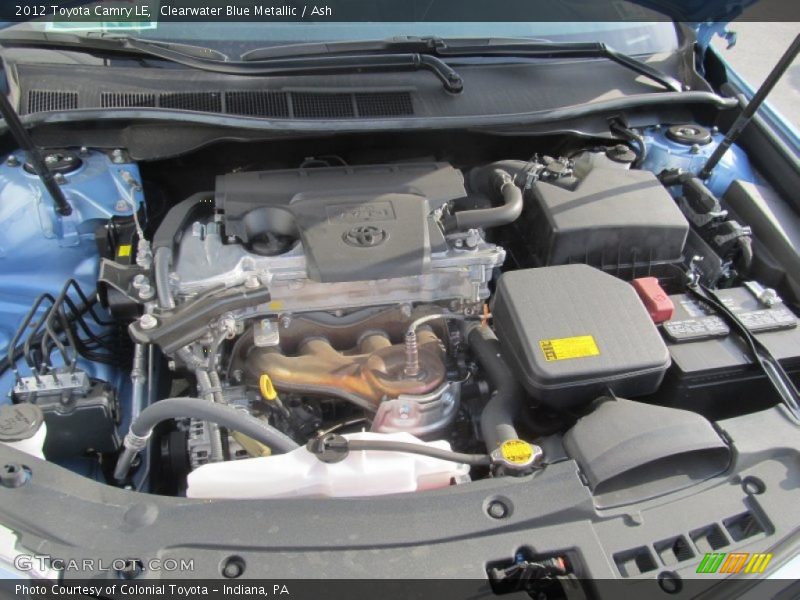 Clearwater Blue Metallic / Ash 2012 Toyota Camry LE