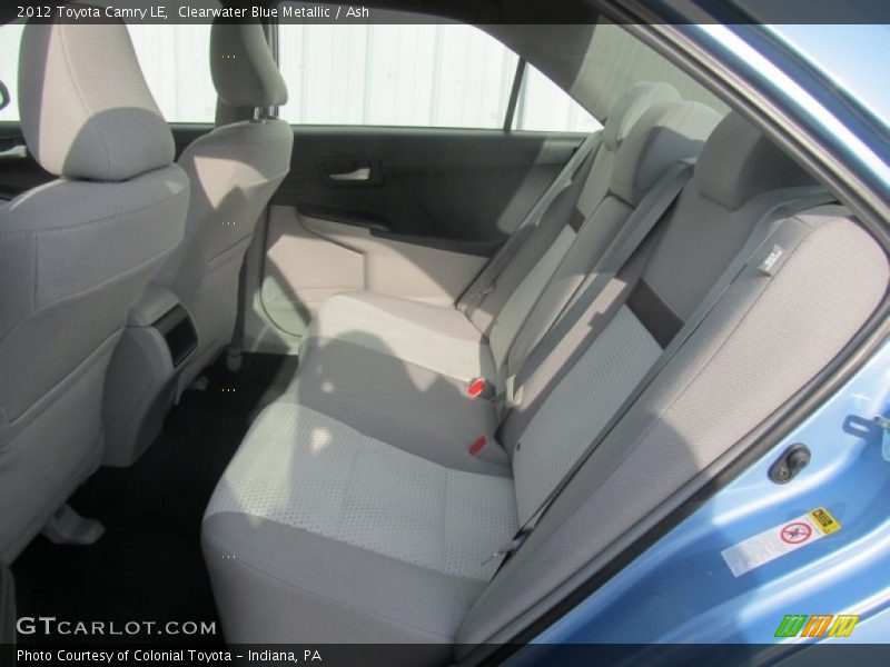 Clearwater Blue Metallic / Ash 2012 Toyota Camry LE