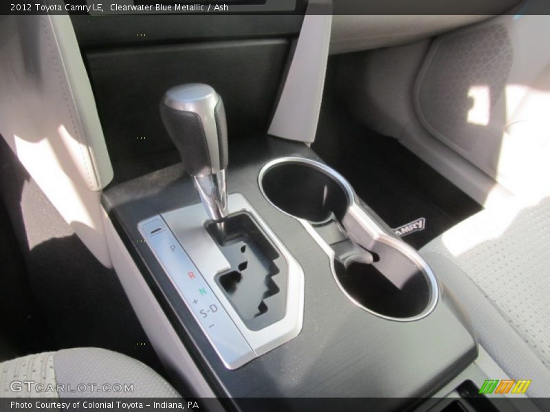 Clearwater Blue Metallic / Ash 2012 Toyota Camry LE