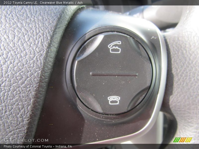 Clearwater Blue Metallic / Ash 2012 Toyota Camry LE