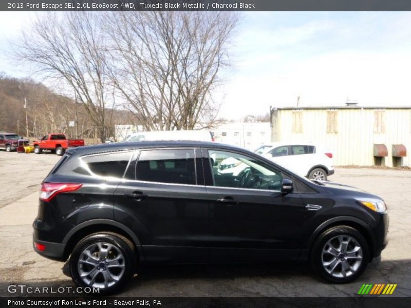 Tuxedo Black Metallic / Charcoal Black 2013 Ford Escape SEL 2.0L EcoBoost 4WD