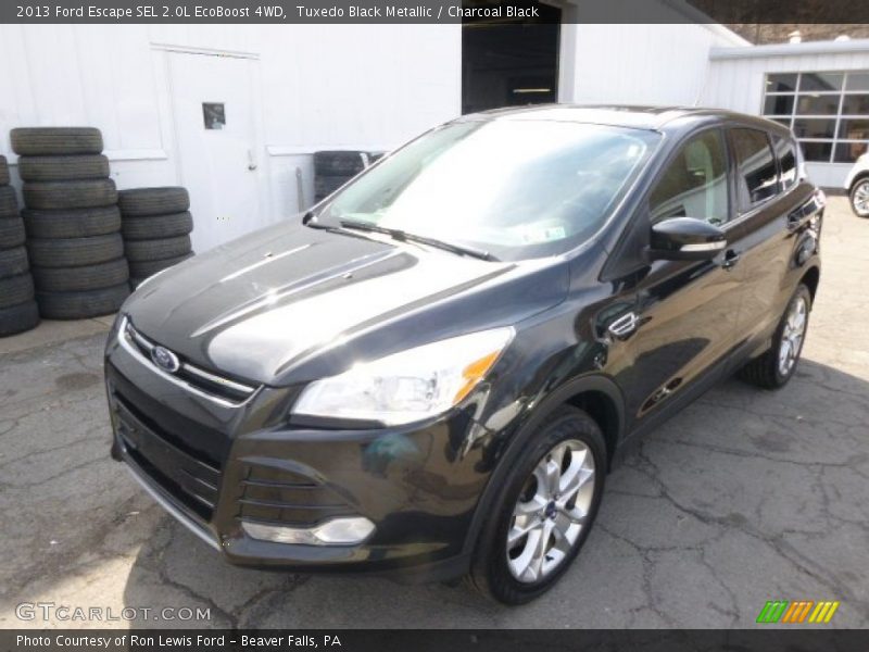 Tuxedo Black Metallic / Charcoal Black 2013 Ford Escape SEL 2.0L EcoBoost 4WD