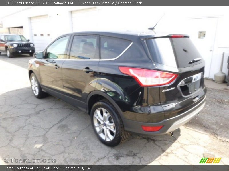 Tuxedo Black Metallic / Charcoal Black 2013 Ford Escape SEL 2.0L EcoBoost 4WD
