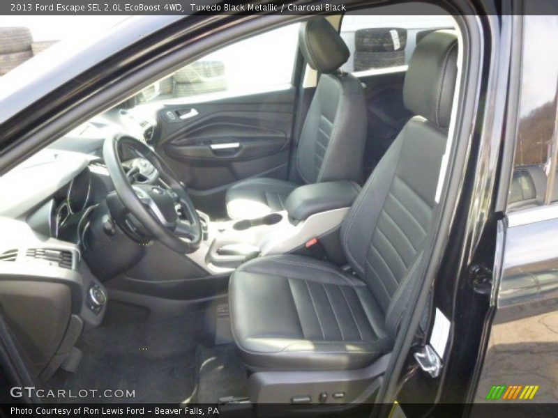 Tuxedo Black Metallic / Charcoal Black 2013 Ford Escape SEL 2.0L EcoBoost 4WD