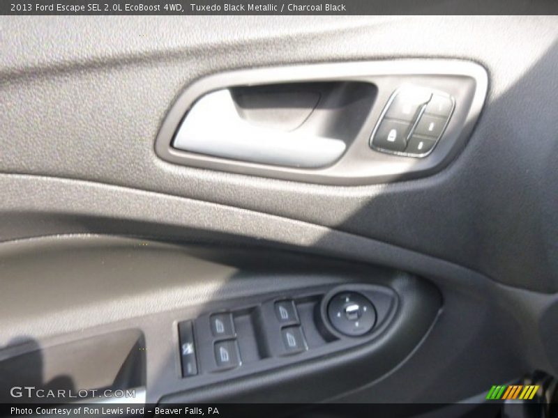 Tuxedo Black Metallic / Charcoal Black 2013 Ford Escape SEL 2.0L EcoBoost 4WD