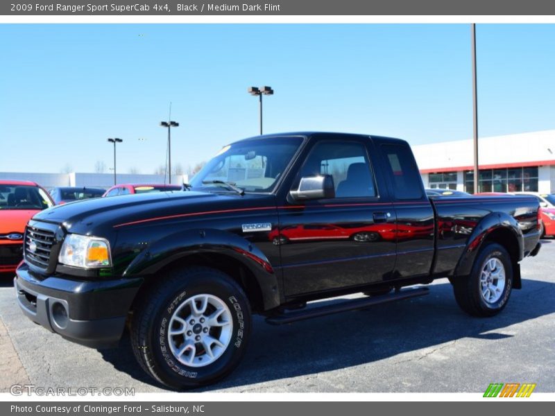 Front 3/4 View of 2009 Ranger Sport SuperCab 4x4