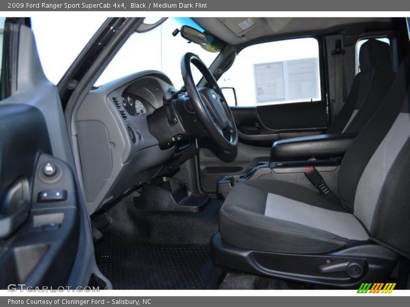 Black / Medium Dark Flint 2009 Ford Ranger Sport SuperCab 4x4