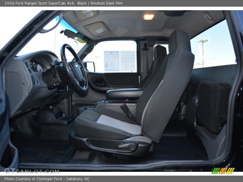 Black / Medium Dark Flint 2009 Ford Ranger Sport SuperCab 4x4