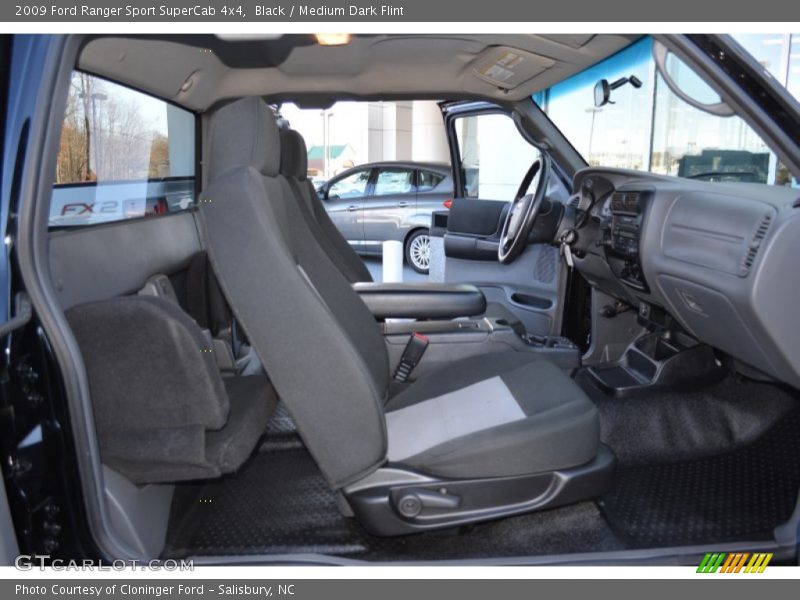 Black / Medium Dark Flint 2009 Ford Ranger Sport SuperCab 4x4