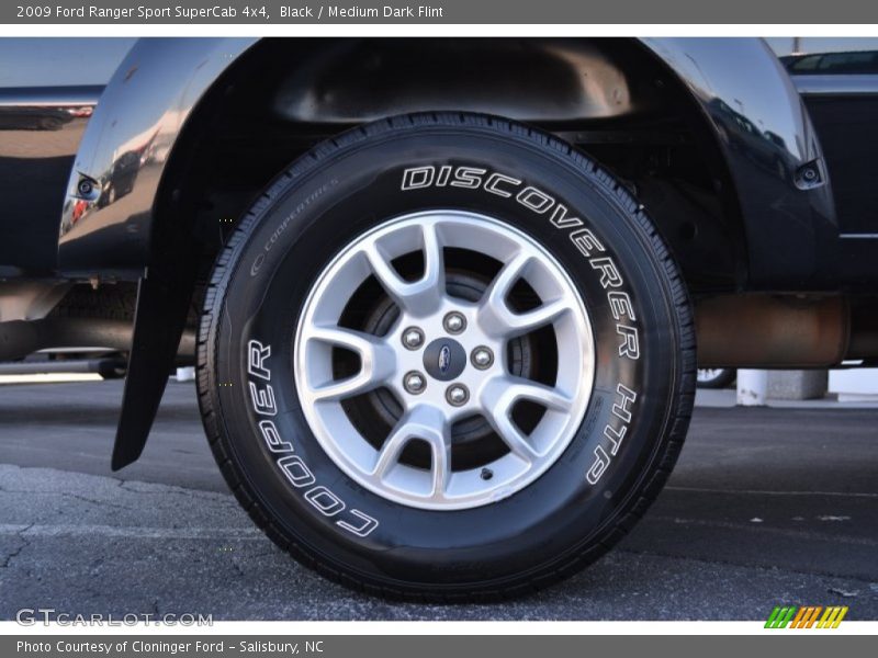 Black / Medium Dark Flint 2009 Ford Ranger Sport SuperCab 4x4