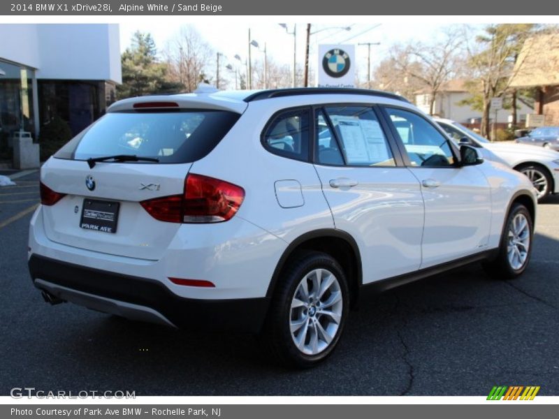 Alpine White / Sand Beige 2014 BMW X1 xDrive28i