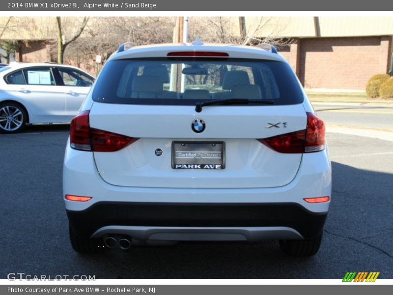 Alpine White / Sand Beige 2014 BMW X1 xDrive28i