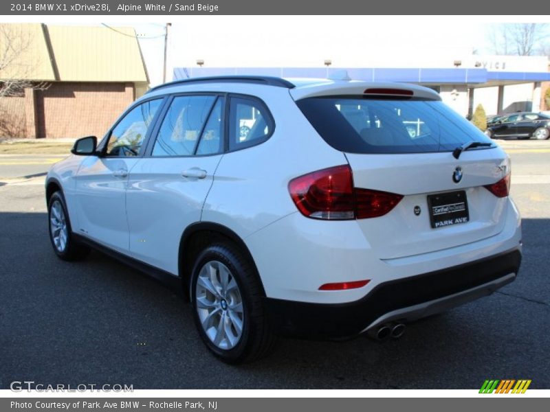 Alpine White / Sand Beige 2014 BMW X1 xDrive28i