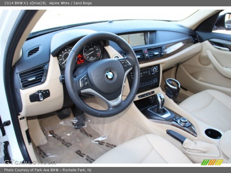  2014 X1 xDrive28i Sand Beige Interior