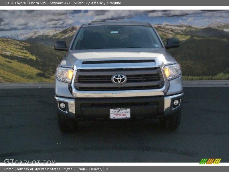 Silver Sky Metallic / Graphite 2014 Toyota Tundra SR5 Crewmax 4x4