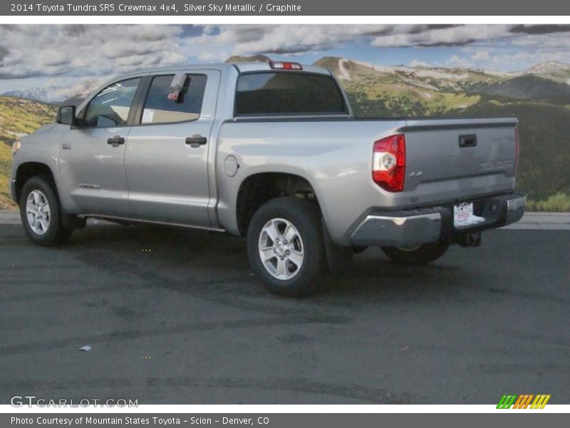 Silver Sky Metallic / Graphite 2014 Toyota Tundra SR5 Crewmax 4x4