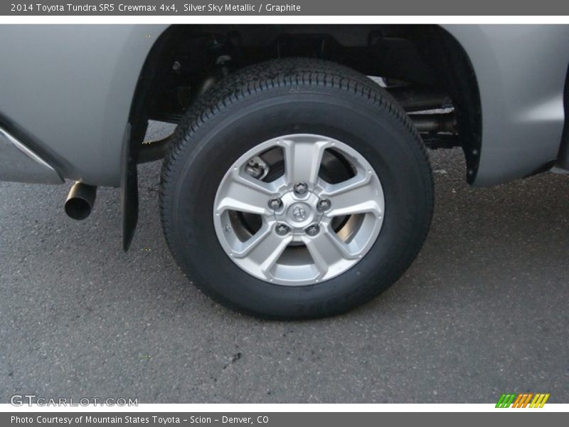 Silver Sky Metallic / Graphite 2014 Toyota Tundra SR5 Crewmax 4x4