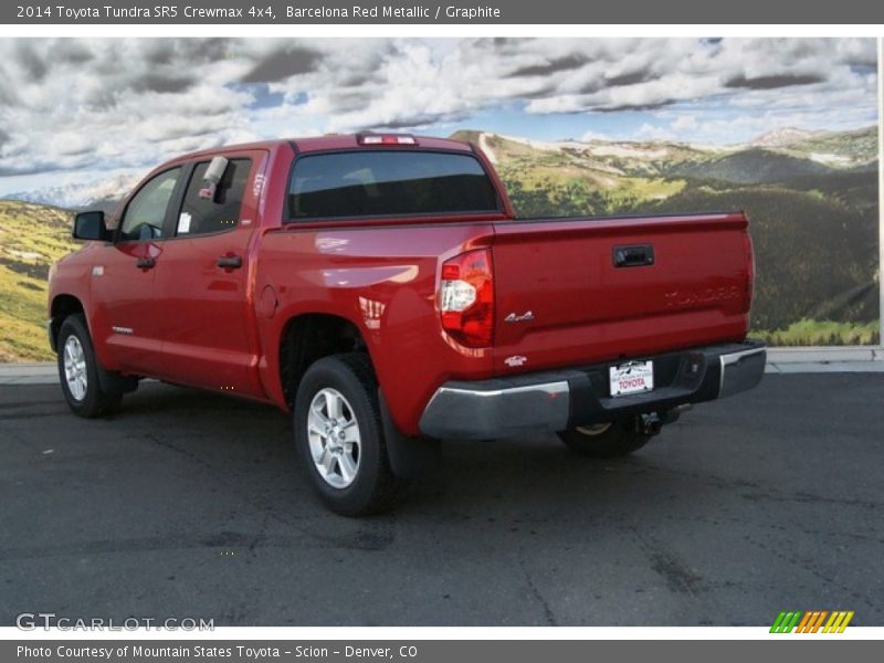 Barcelona Red Metallic / Graphite 2014 Toyota Tundra SR5 Crewmax 4x4