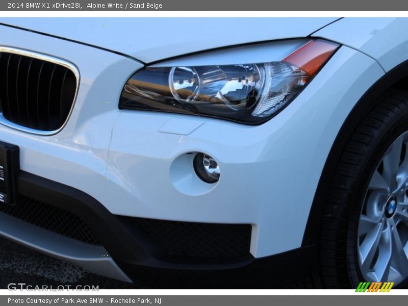 Alpine White / Sand Beige 2014 BMW X1 xDrive28i